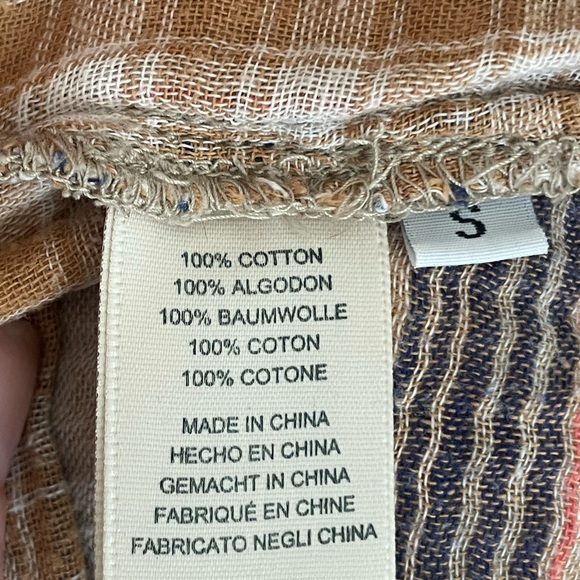 Cloth & Stone Multicolor Plaid Button Down Shirt - Picture 8 of 8